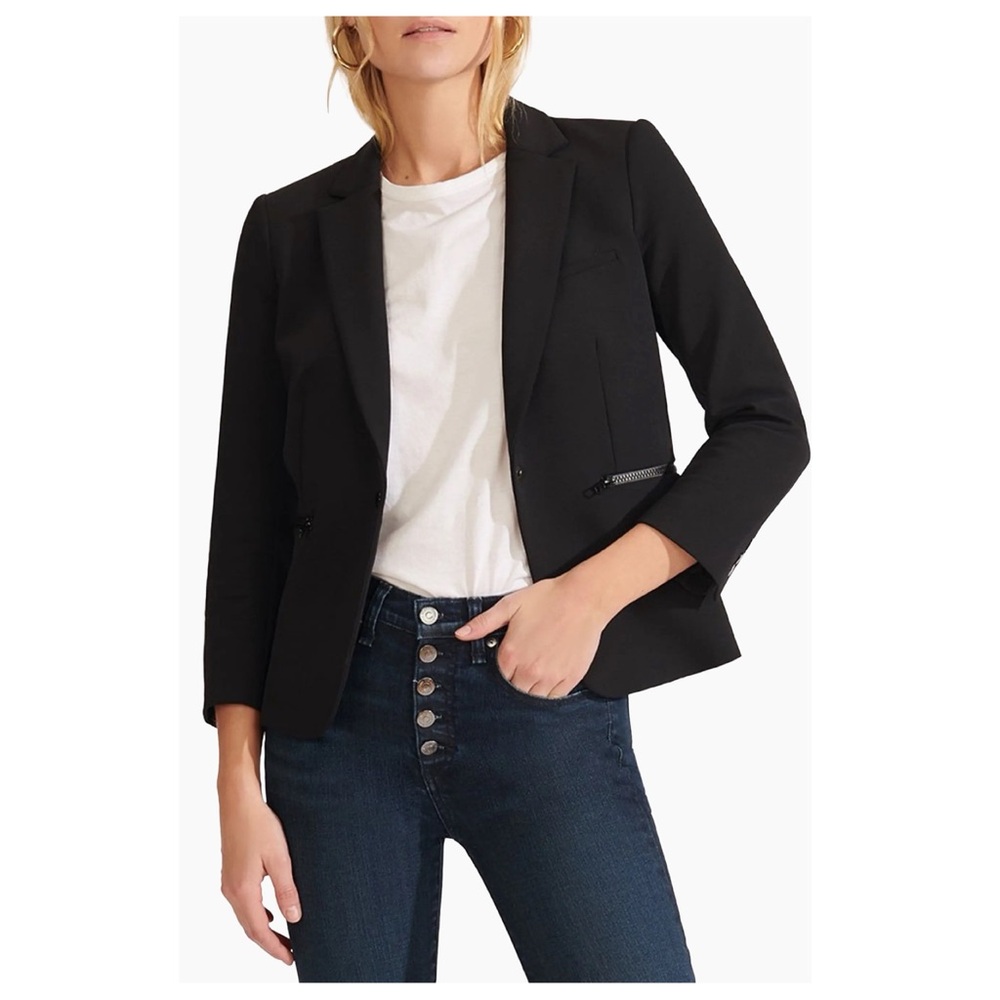 Veronica Beard Scuba Black Blazer